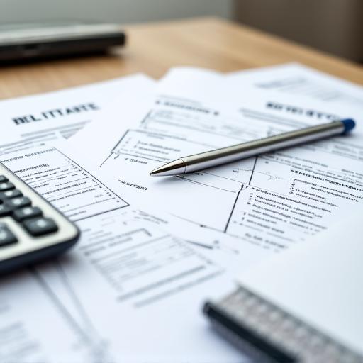 Documentos legales y calculadora